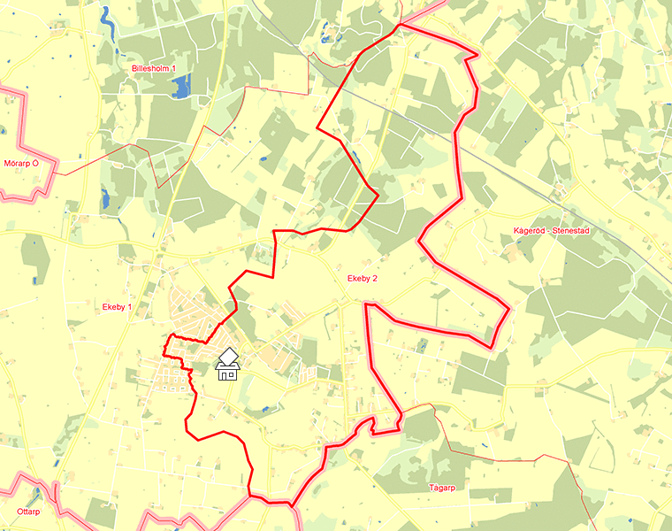 Karta över Ekeby 2
