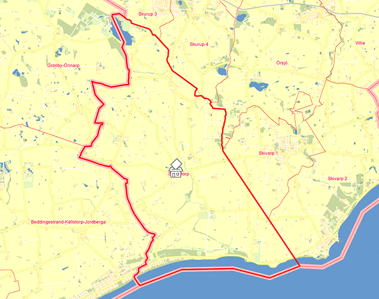 Karta över Svenstorp
