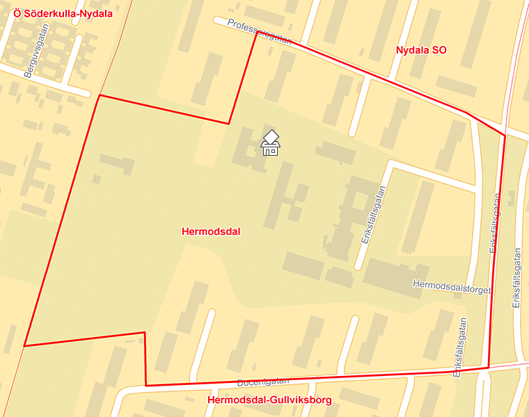 Karta över Hermodsdal