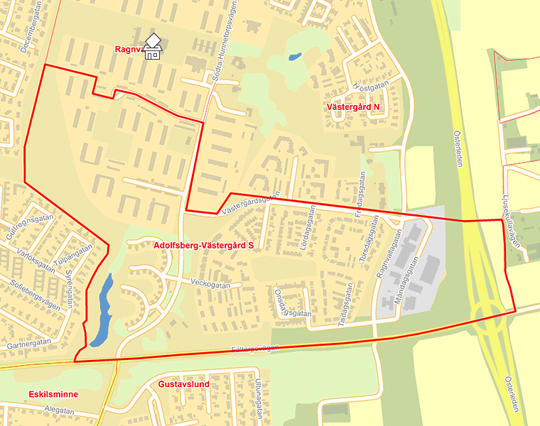 Karta över Adolfsberg-Västergård S