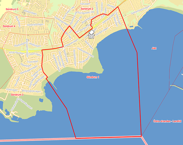 Karta över Söndrum 1