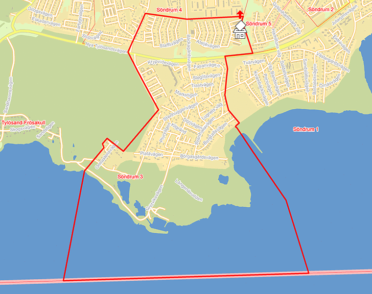 Karta över Söndrum 3