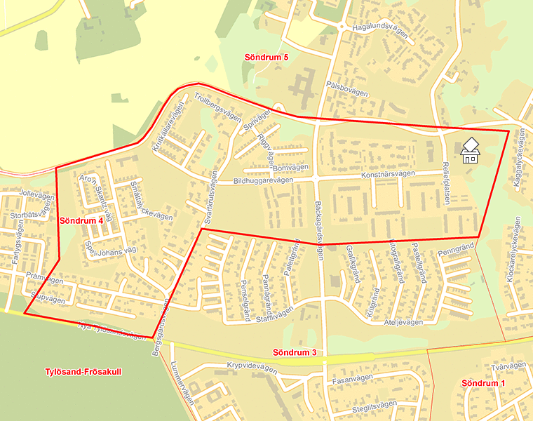 Karta över Söndrum 4