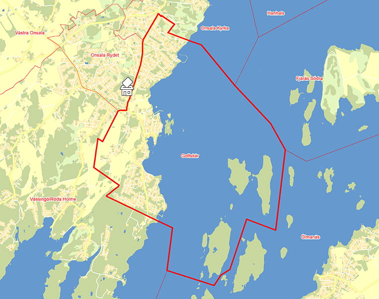 Karta över Gottskär