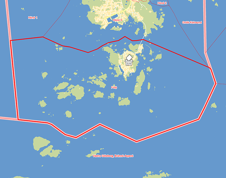 Karta över Fotö