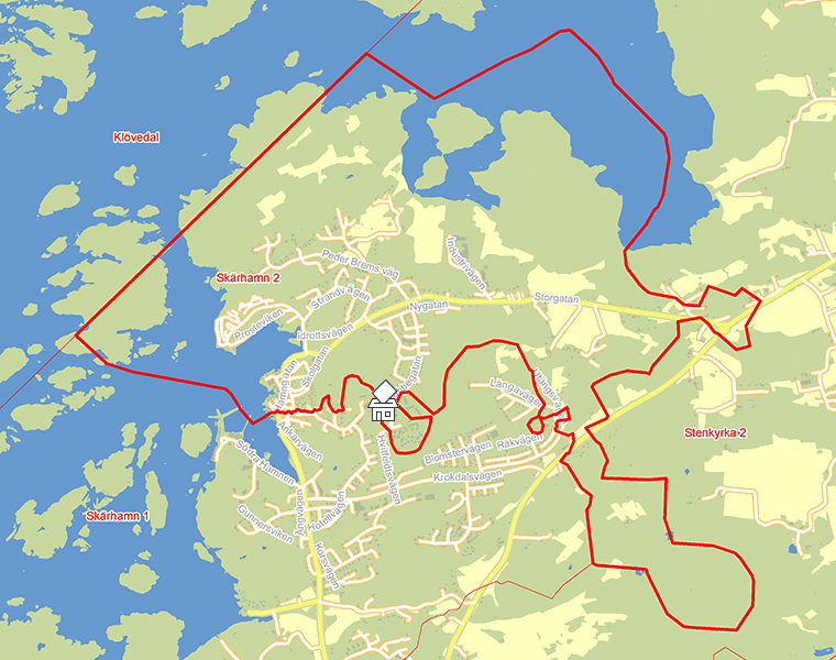 Karta över Skärhamn 2