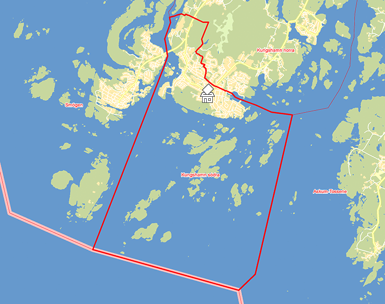 Karta över Kungshamn södra