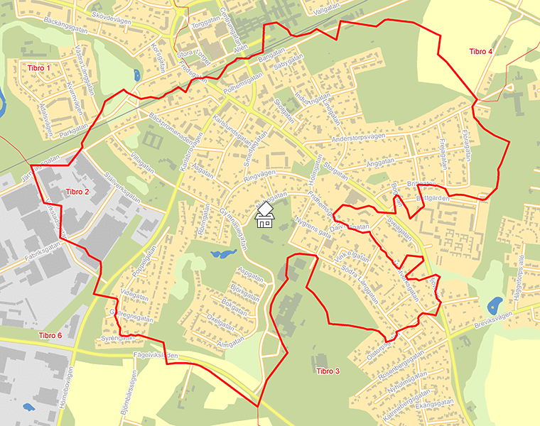 Karta över Tibro 2