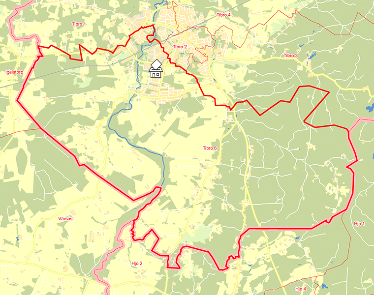 Karta över Tibro 6