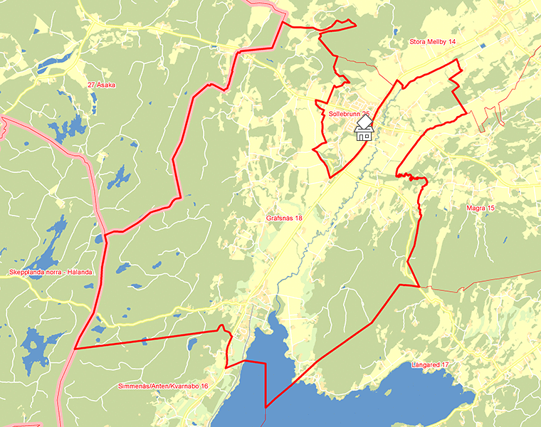 Karta över Gräfsnäs 18