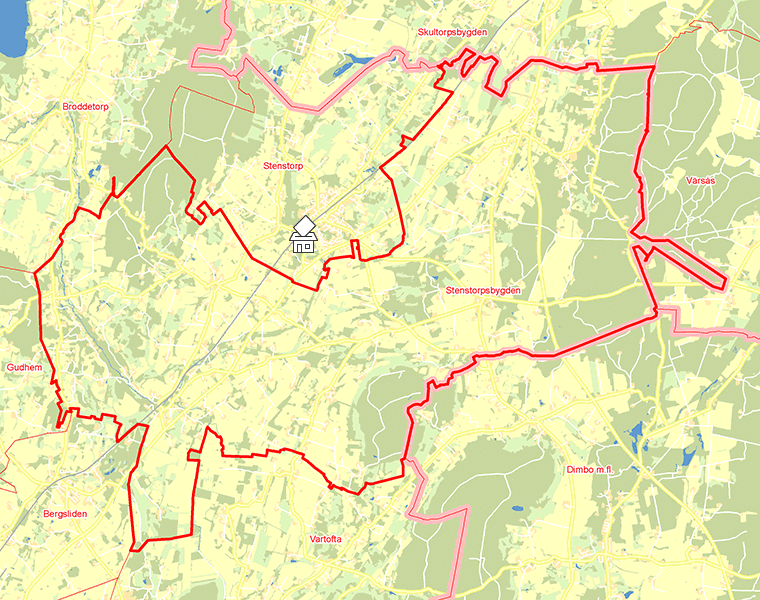 Karta över Stenstorpsbygden