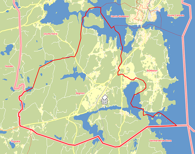Karta över Segmon