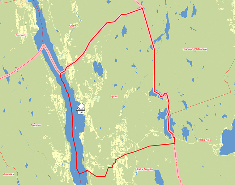 Karta över Lysvik