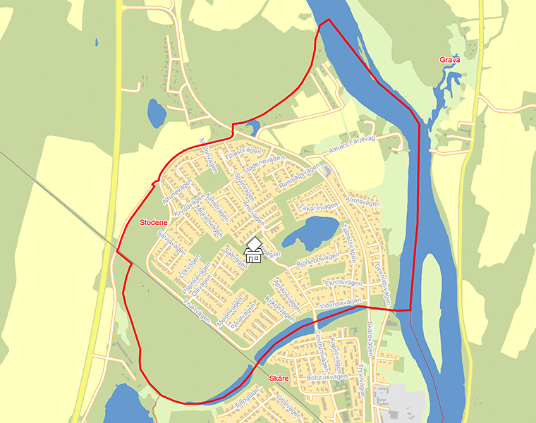 Karta över Stodene