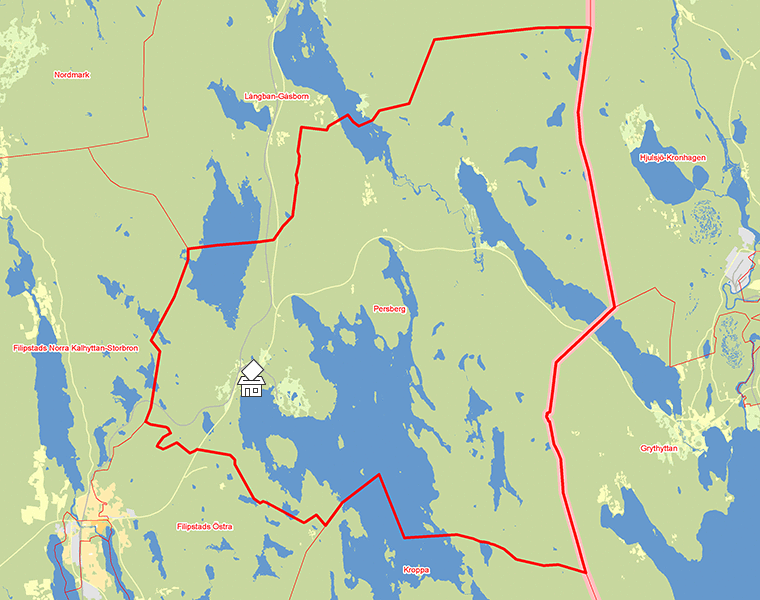 Karta över Persberg