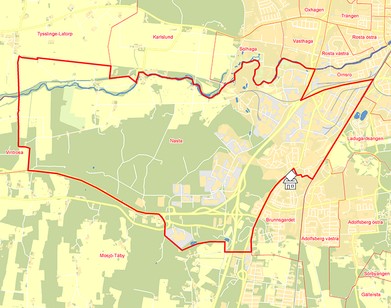 Karta över Nasta