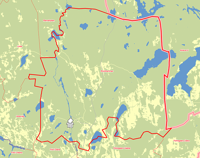 Karta över Rockhammar