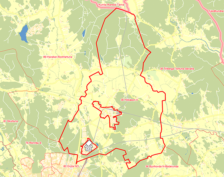 Karta över 36 Hökåsen V