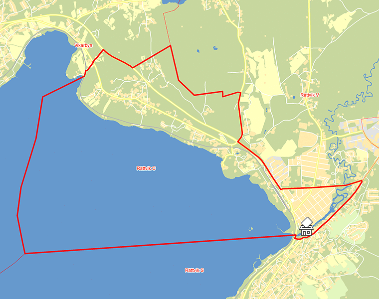 Karta över Rättvik C