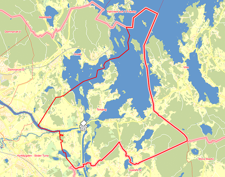 Karta över Torsång