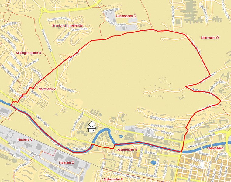 Karta över Norrmalm V