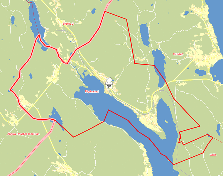 Karta över Pilgrimstad