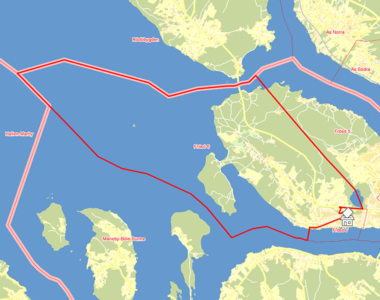 Karta över Frösö 6