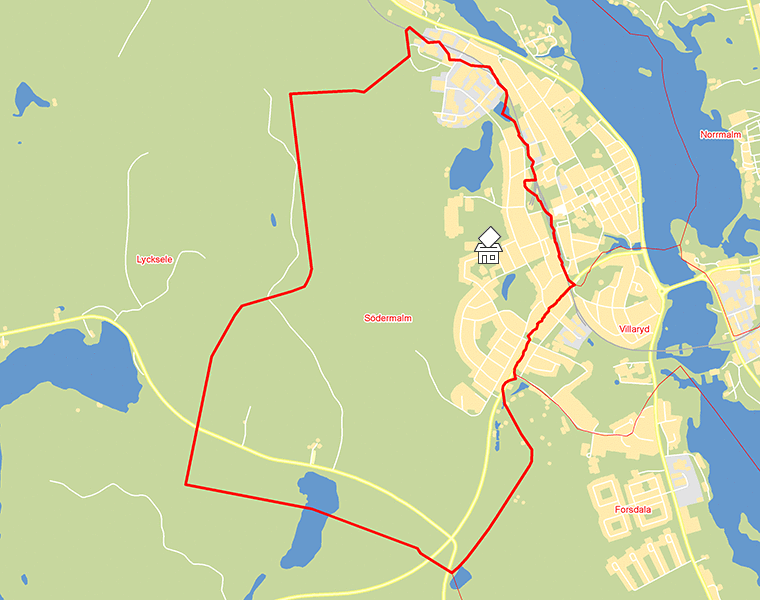 Karta över Södermalm