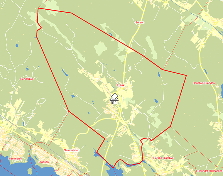 Karta över Rutvik