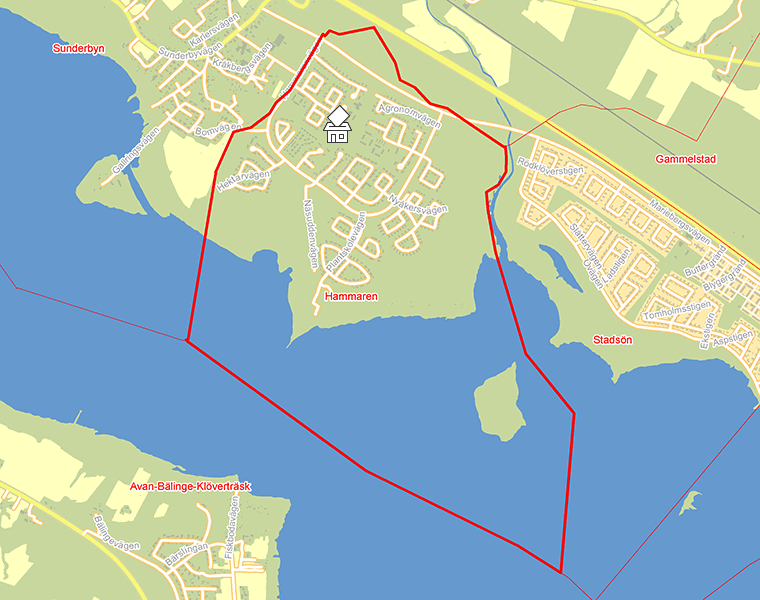 Karta över Hammaren